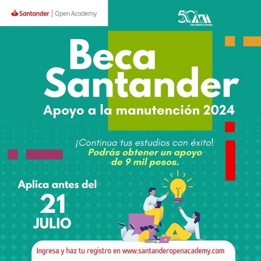 Convocatoria Beca Santander 2024